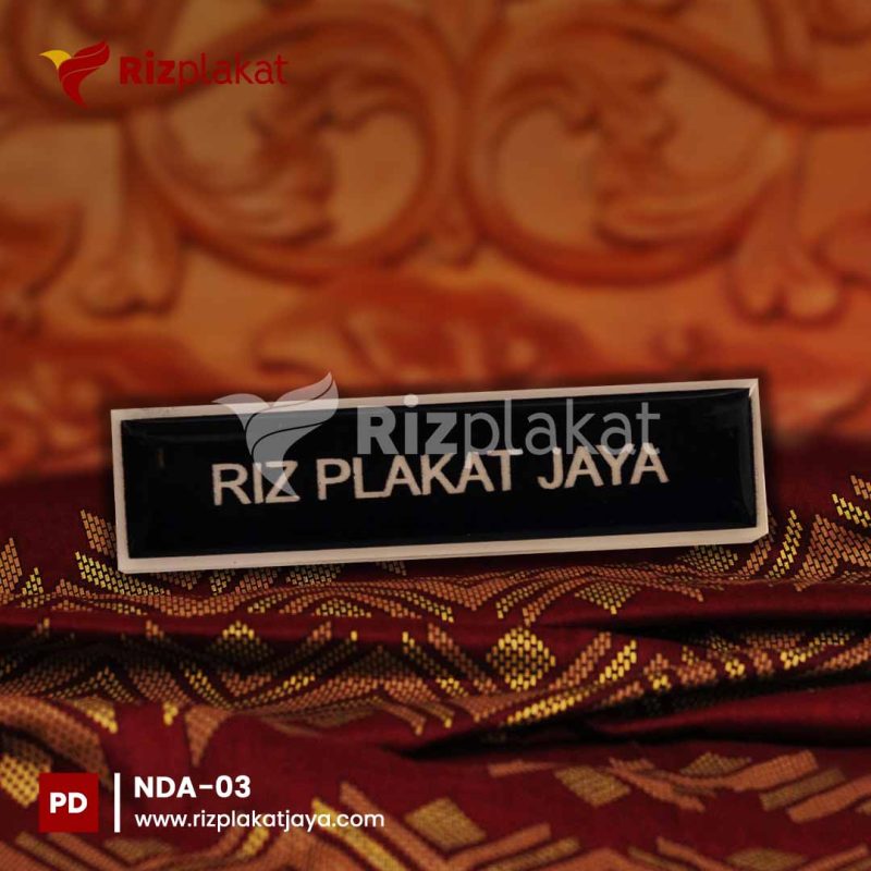 NDA-03 Nama Dada Akrilik Perusahaan
