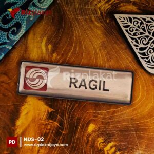 Cetak Nama Dada Stainless