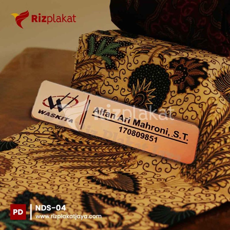 NDS-04 Jual Nama Dada Stainless