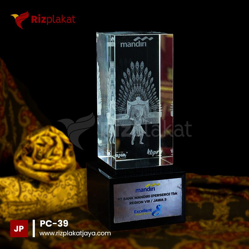 Plakat Kristal PT Bank Mandiri (Persero) Tbk