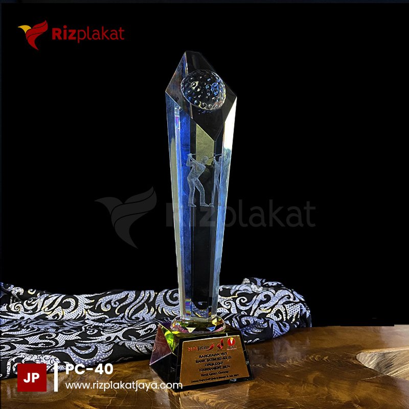 PC-40 Plakat Kristal Siluet Pegolf