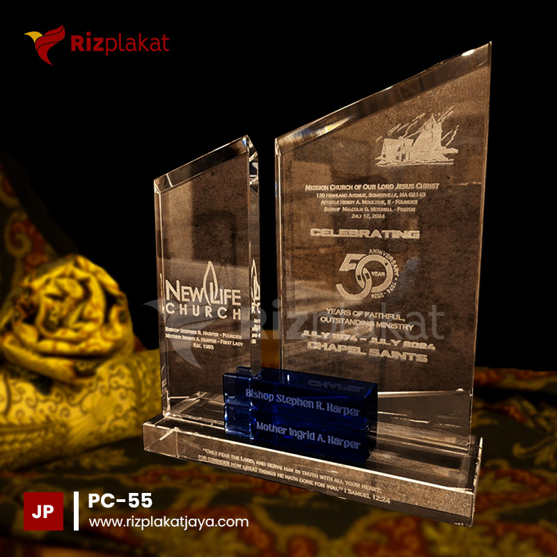 PC-55 Plakat Kristal Anniversary Instansi