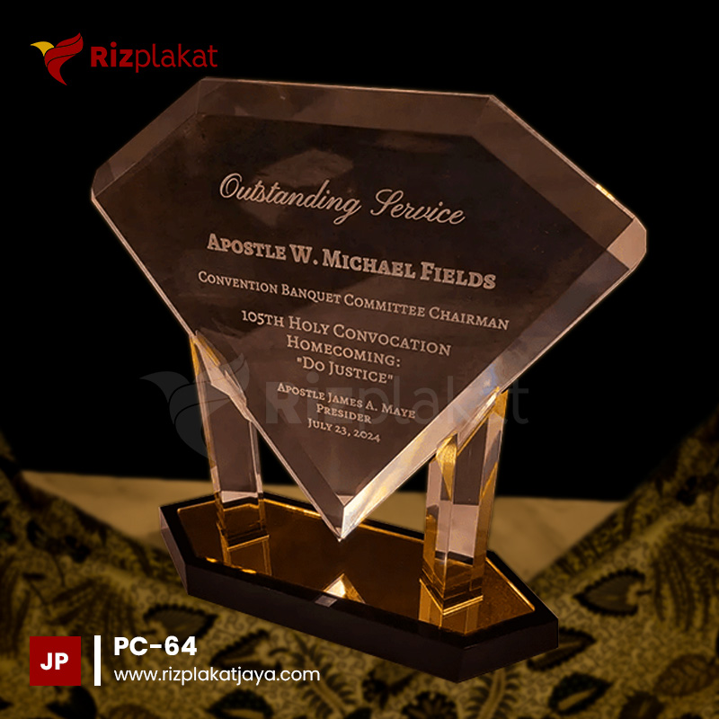 Desain Plakat Kristal Premium dan Eksklusif