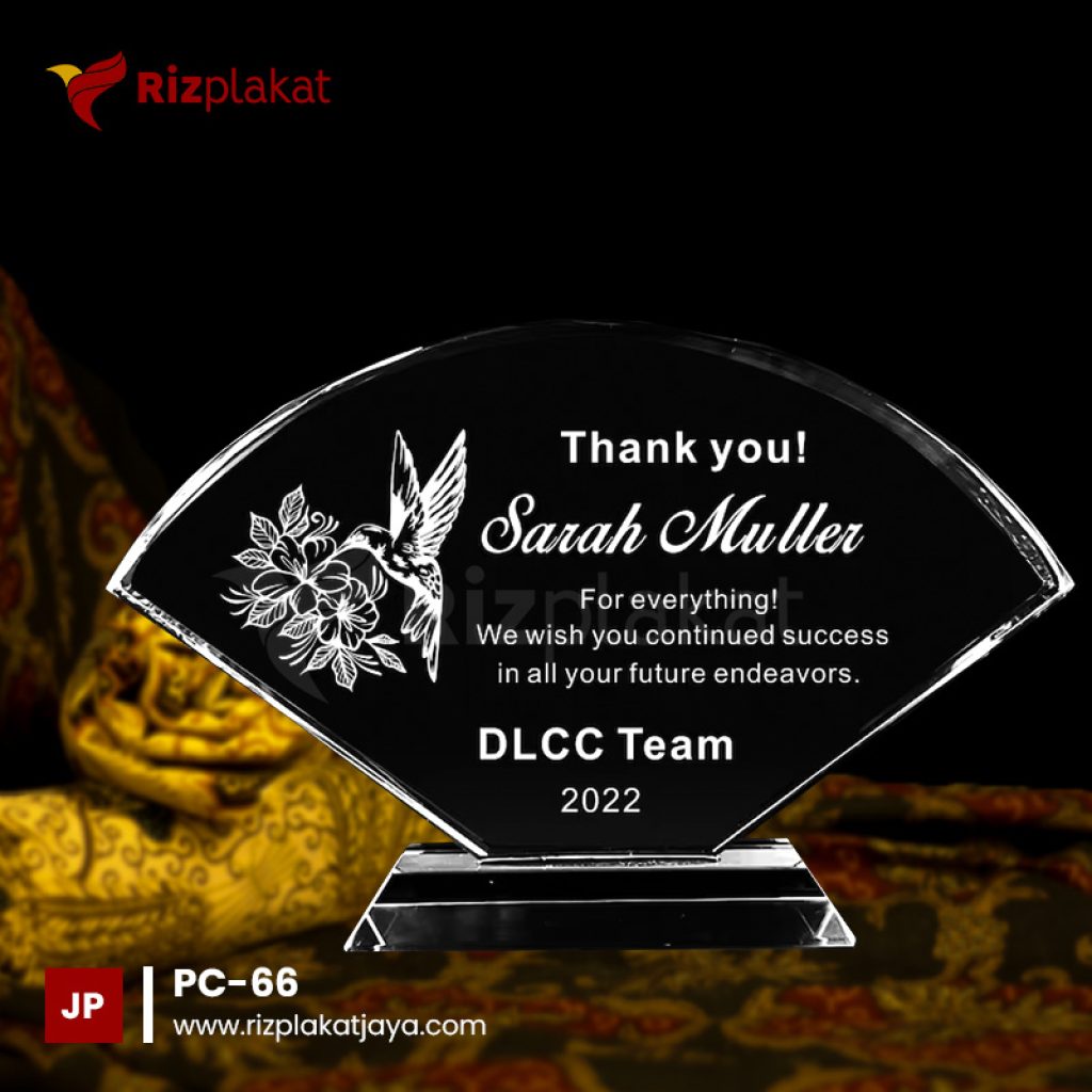 Plakat Kristal untuk Instansi