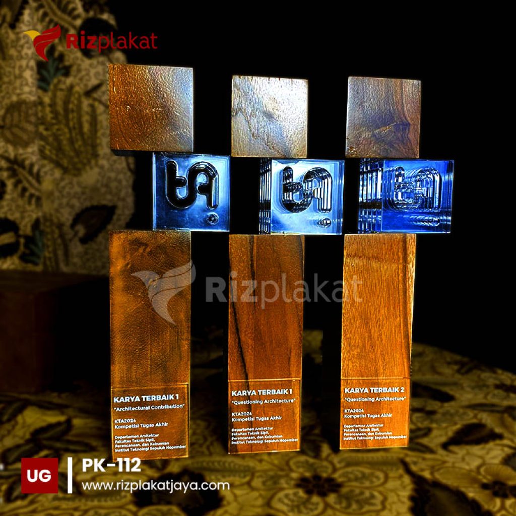 Plakat Kayu Premium Kekinian