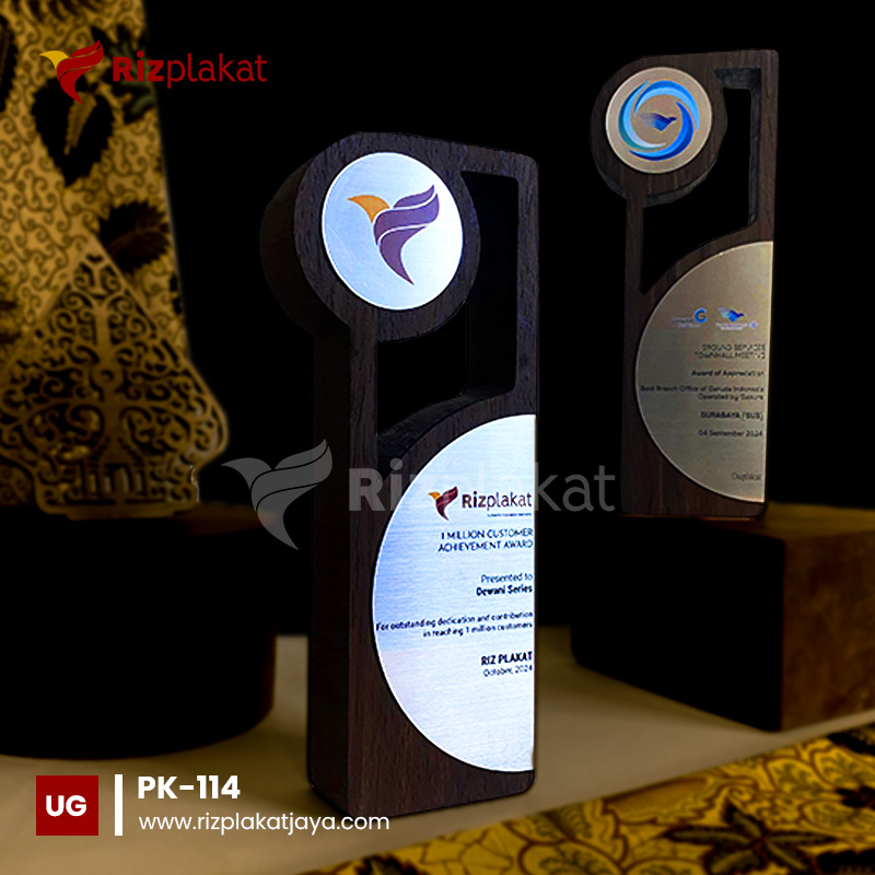 PK-114 Plakat Kayu Apresiasi Instansi