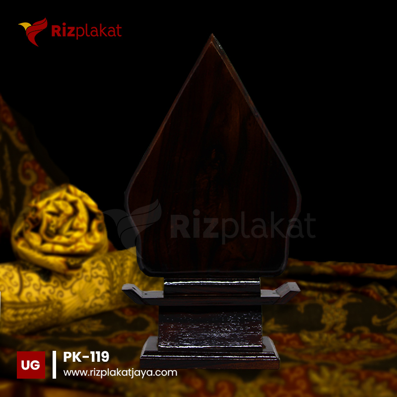 PK-119 Plakat Kayu Bentuk Tema Wayang