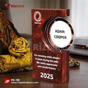 Plakat Kayu Kombinasi Akrilik Eksklusif – Tampilan Modern dengan Sentuhan Natural