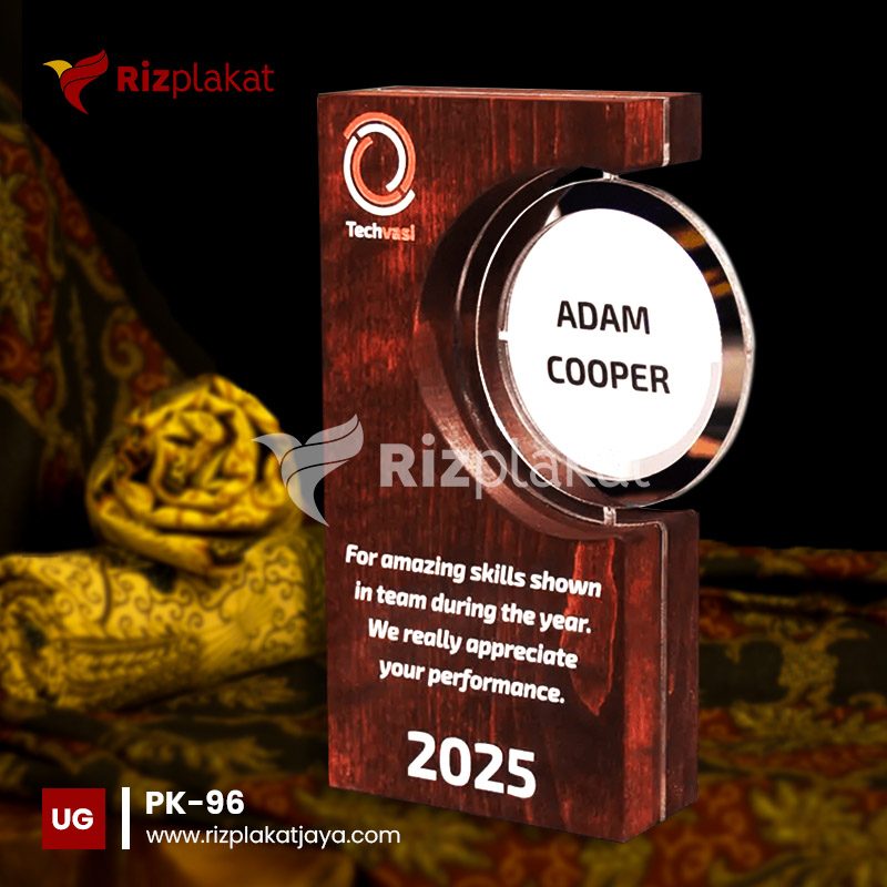 Plakat Kayu Kombinasi Akrilik Eksklusif