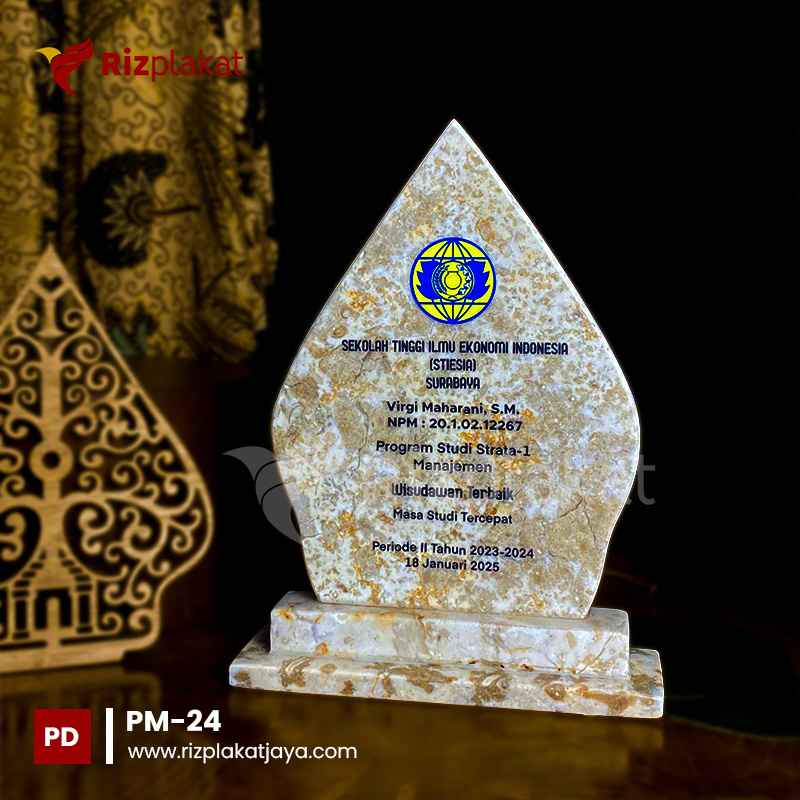 PM-24 Plakat Marmer Sekolah Tinggi Ilmu Ekonomi Indonesia