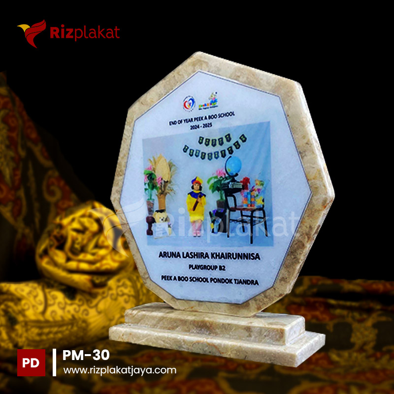 PM-30 Plakat Marmer Unik Untuk PlayGroup
