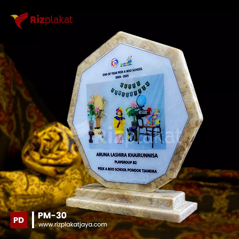 Plakat Marmer Unik Untuk PlayGroup