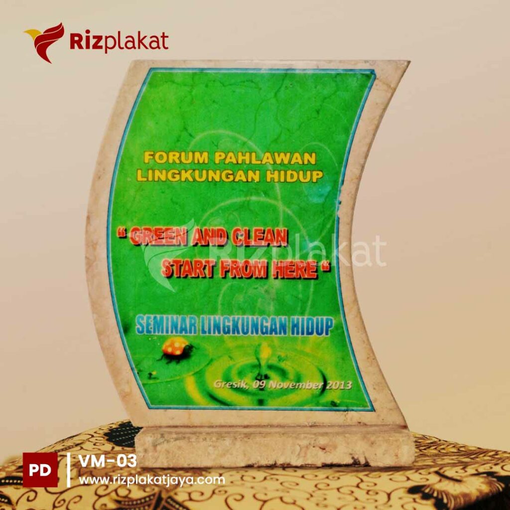 Contoh vandel marmer