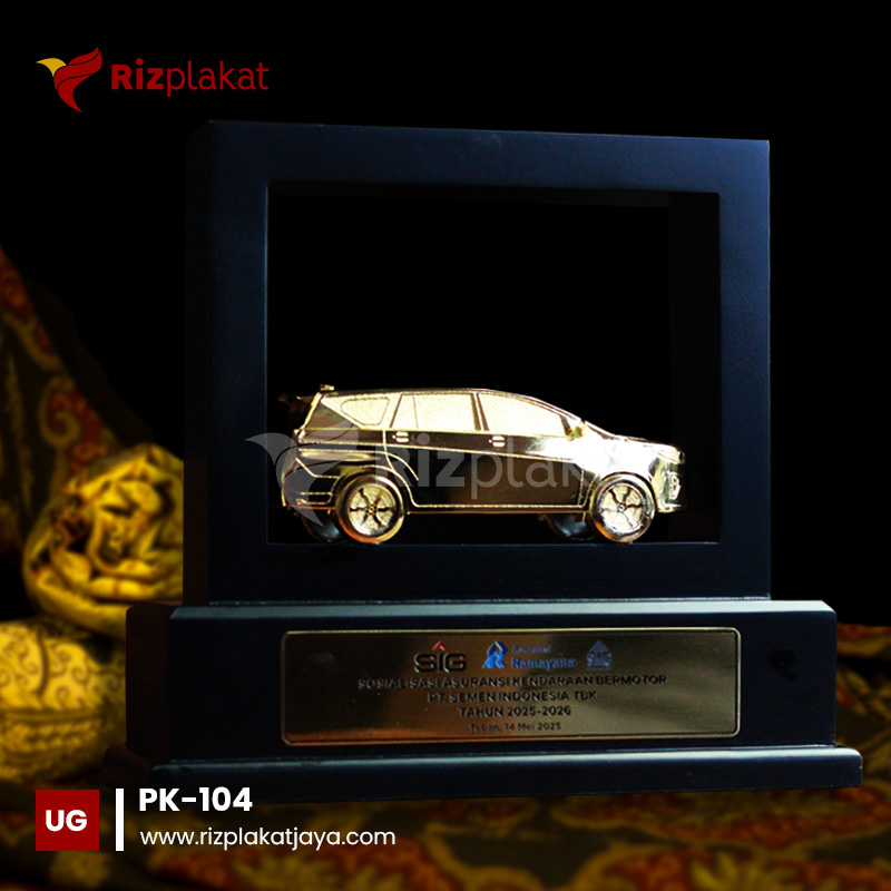 PK-104 Plakat Kayu Logam PT Semen Indonesia