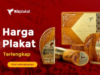 harga plakat terlengkap