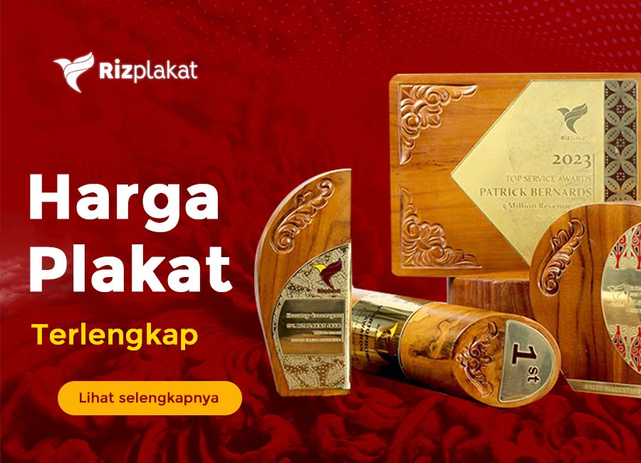 harga plakat terlengkap