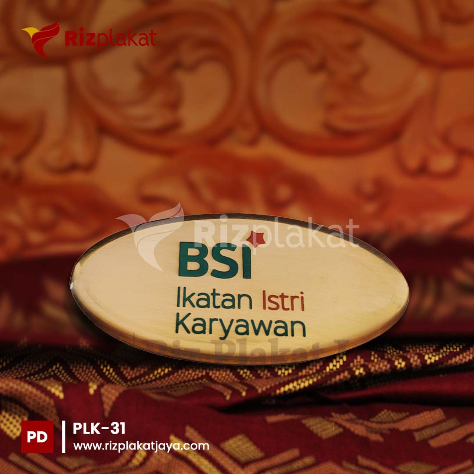 PLK-31 pin lencana bsi
