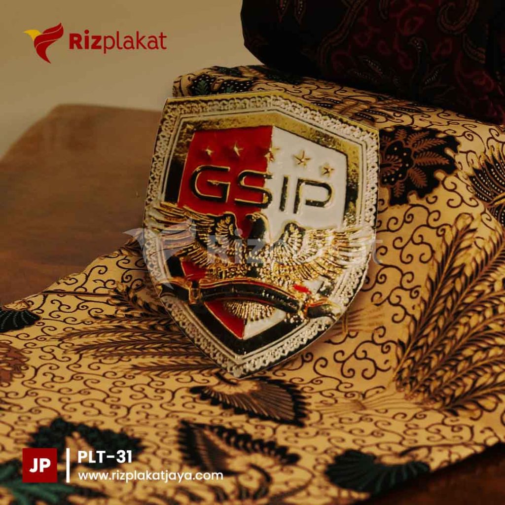 pin lencana timah GSIP