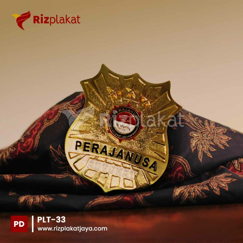 Pin Lencana Perajanusa Advokat