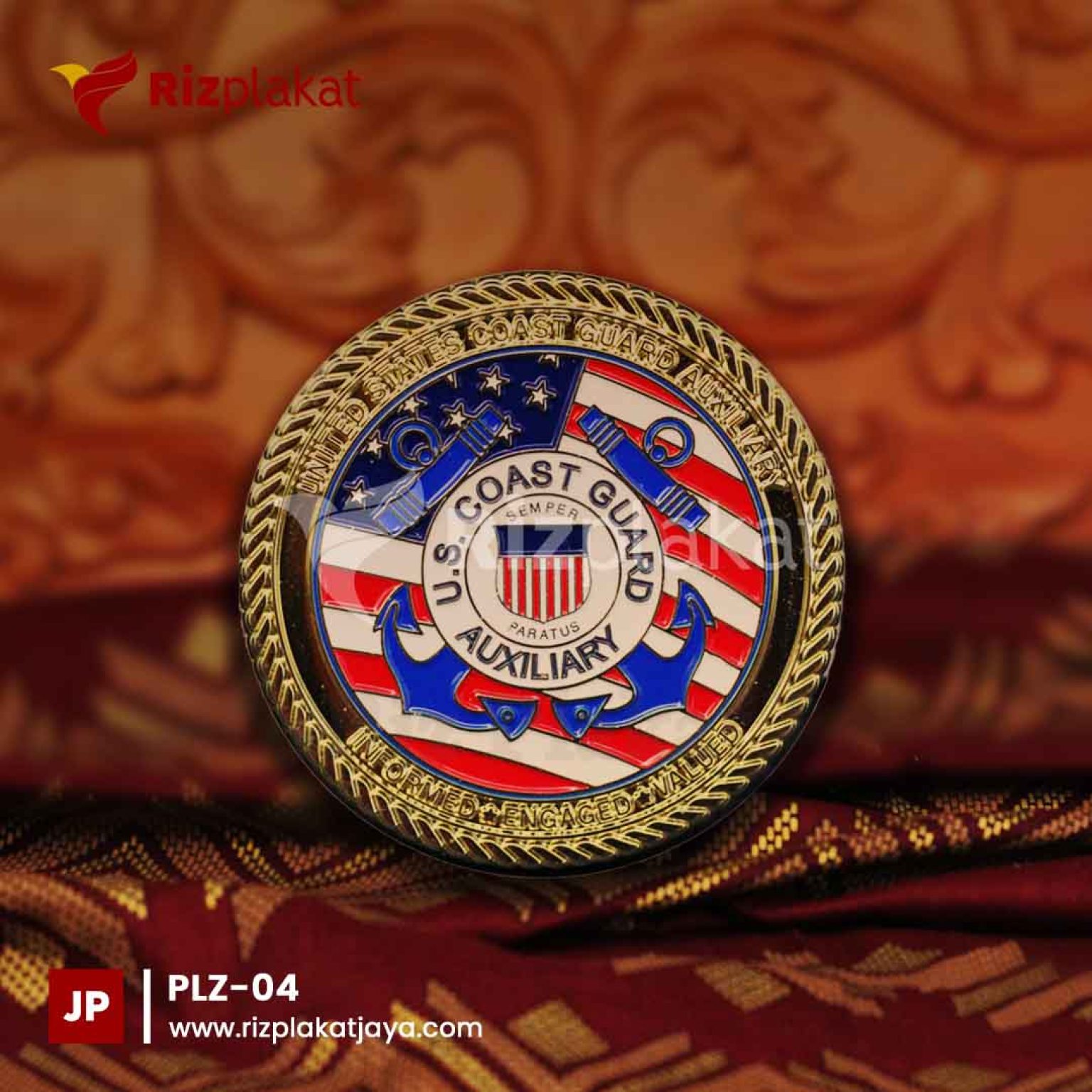 PLZ-04 pin zinc alloy Surabaya
