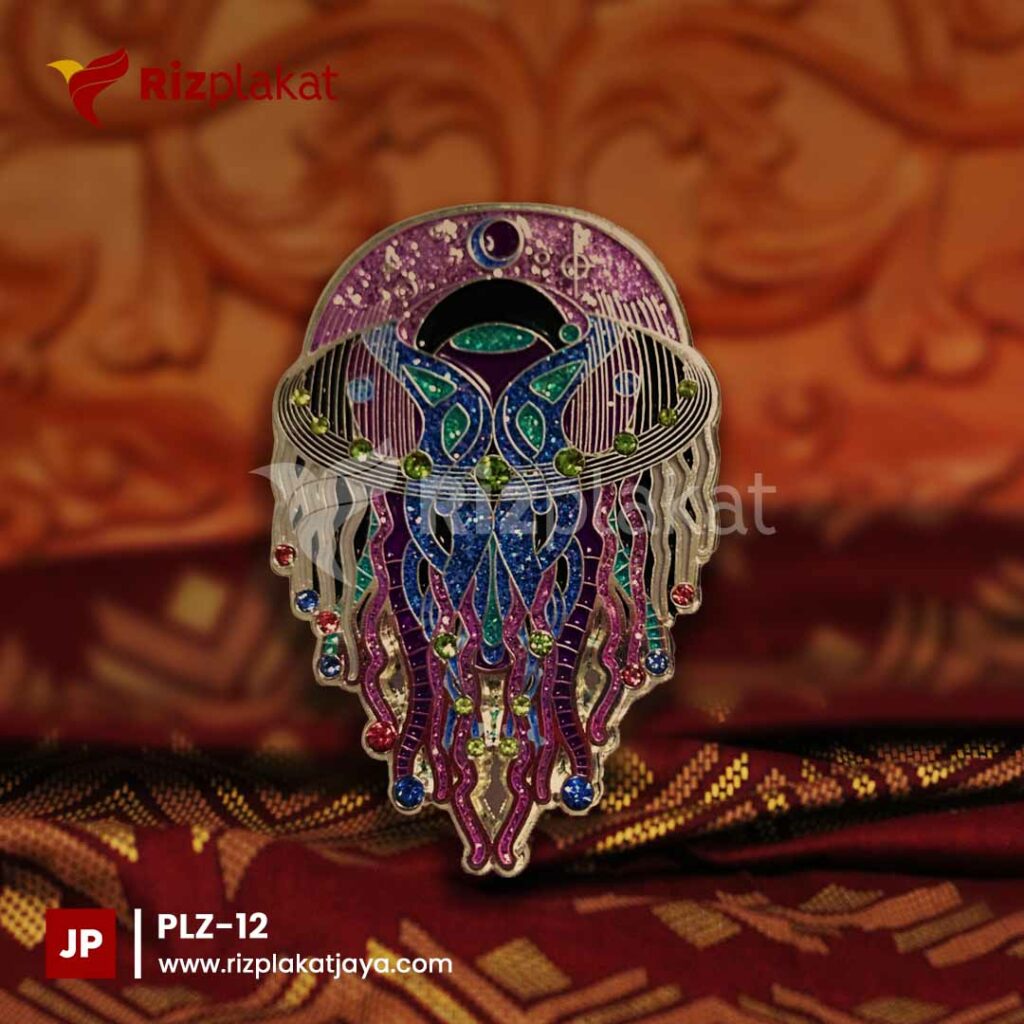 pin lencana zinc alloy