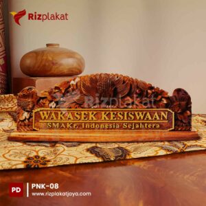 papan nama meja klasik