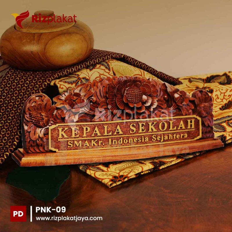PNK-09 papan nama custom kantor