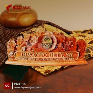 papan nama meja event