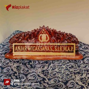 papan nama meja premium