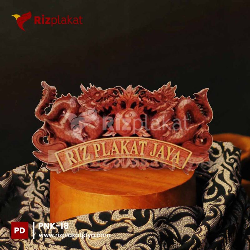 PNK-18 papan nama meja custom jogja