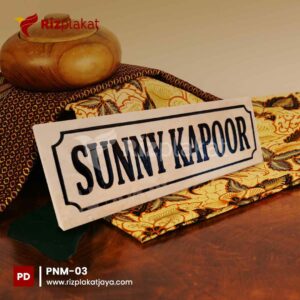 Papan Nama Meja Marmer