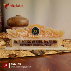 Papan Nama Meja Kantor Marmer