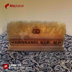 Papan Nama Marmer Unik