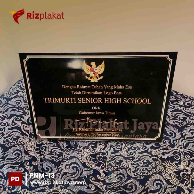 PNM-13 Papan Nama Granit Jawa Timur