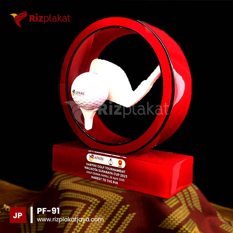 PF - 91 plakat fiber kartini golf