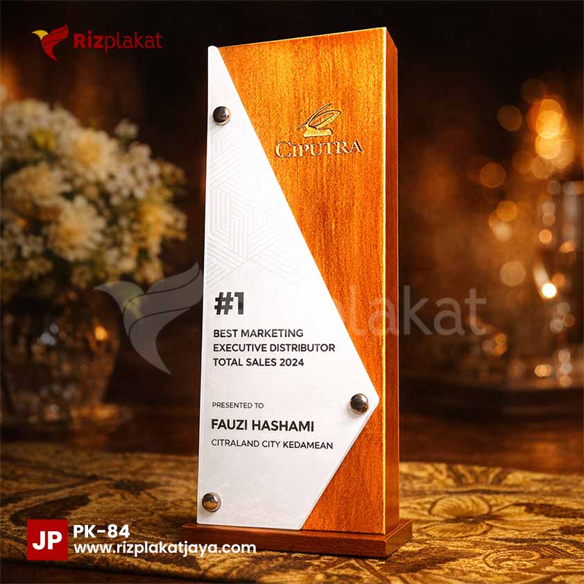 PK - 84 plakat kayu PK-84