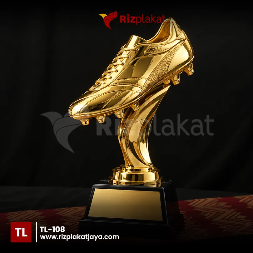 Piala Logam Bentuk Sepatu Mewah – Simbol Kemenangan Gaya Juara
