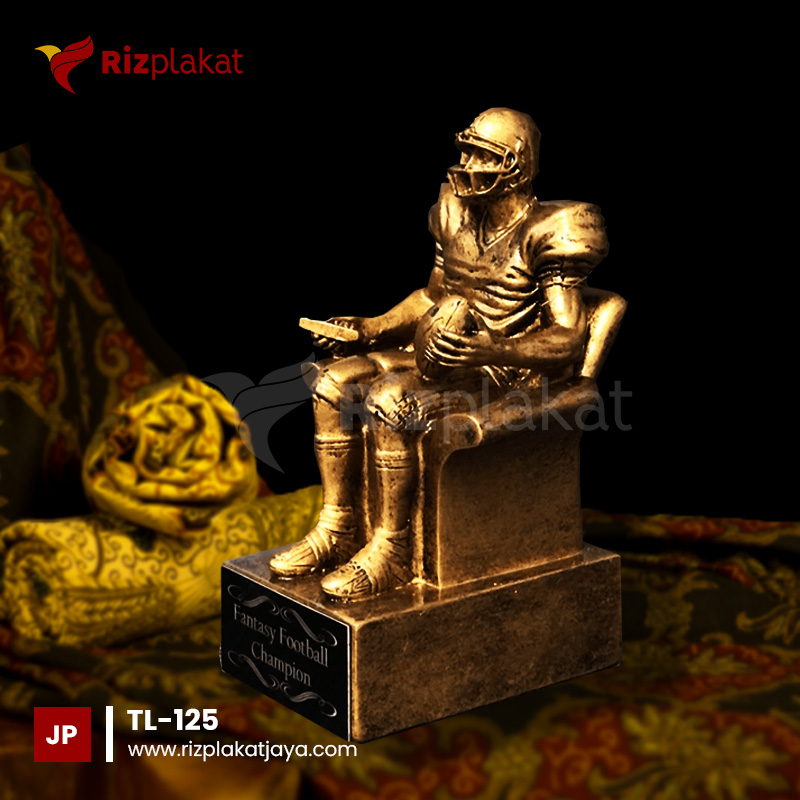 TL-125 Piala Logam Olahraga Unik