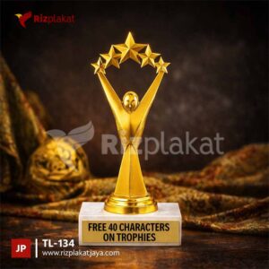 Trophy Logam Bergaya Kreatif – Pilihan Modern untuk Penghargaan yang Berbeda