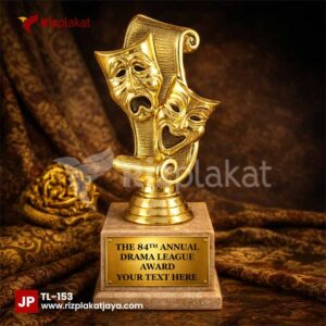 Trophy Logam Pentas Seni Drama – Apresiasi Elegan untuk Ekspresi Panggung