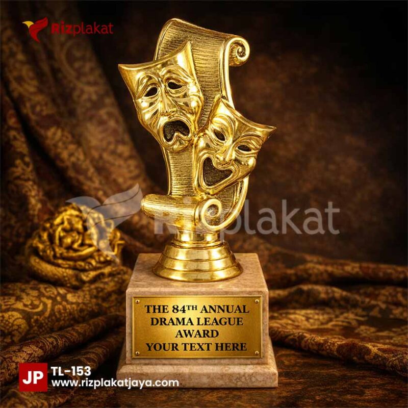 Trophy Logam Pentas Seni Drama – Apresiasi Elegan untuk Ekspresi Panggung