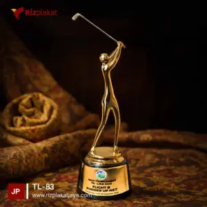 Piala Logam Golf Runner Up – Trofi Elegan untuk Juara Kedua dengan Kelas