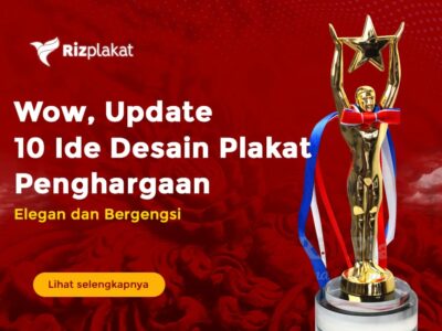 ide desain plakat penghargaan