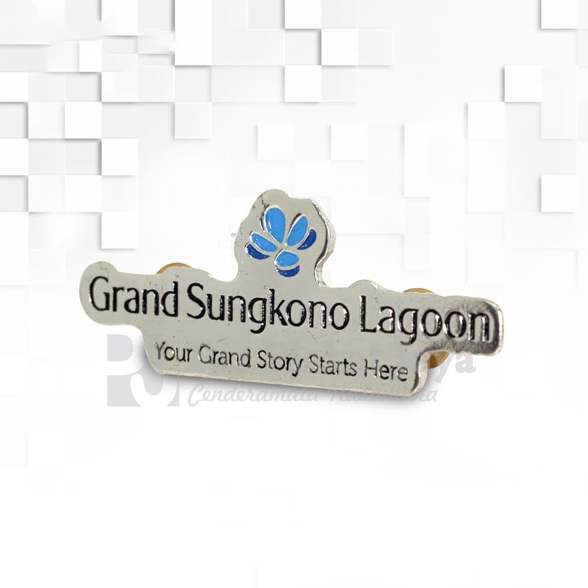papan nama dada magnet