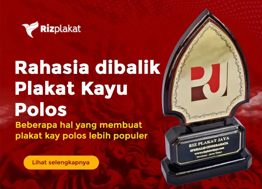 plakat kayu polos murah