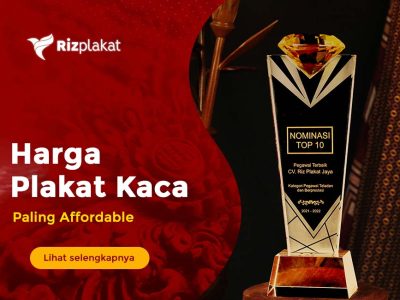 harga plakat kaca murah