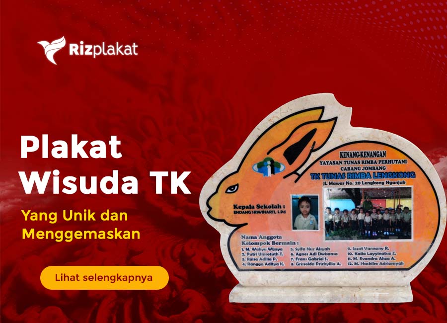 plakat wisuda TK