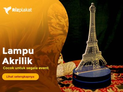 lampu akrilik unik