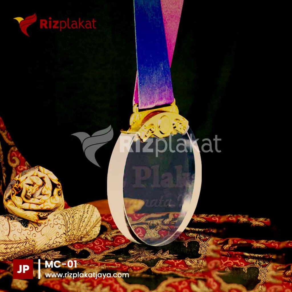 Medali Kristal Custom