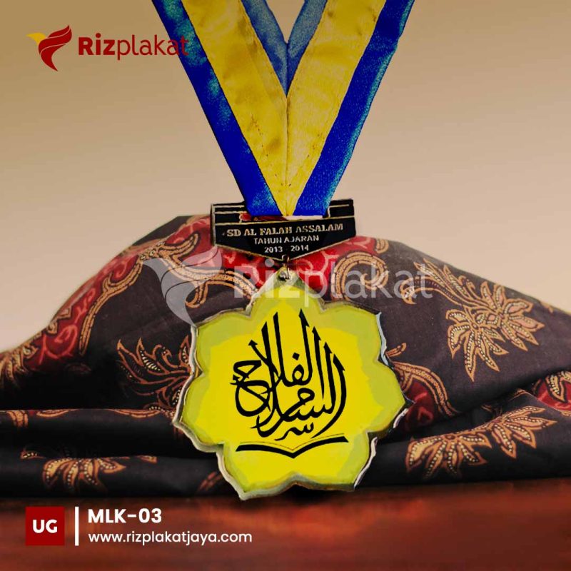 MLK-03 Harga medali kuningan